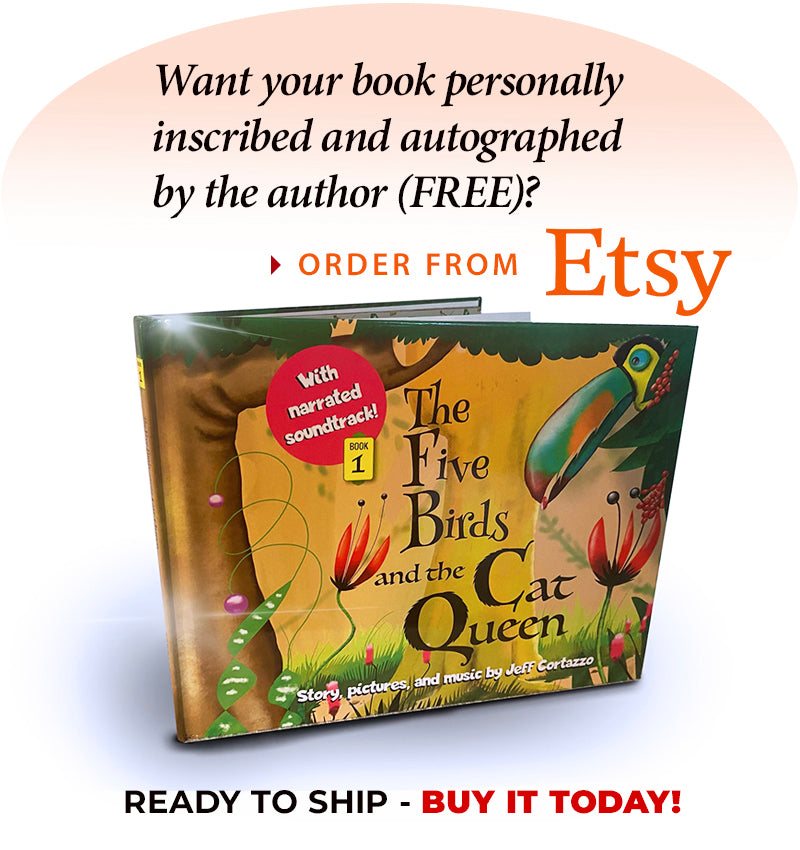 The Five Birds and the Cat Queen - See below for Holiday Savings!