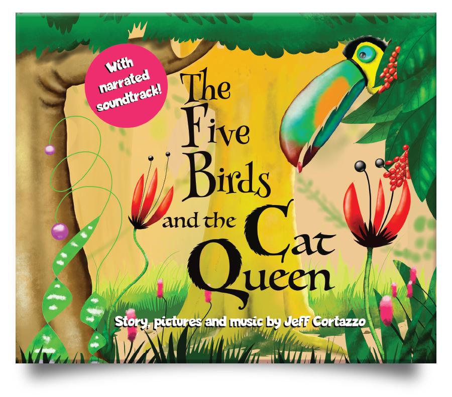 The Five Birds and the Cat Queen children's book