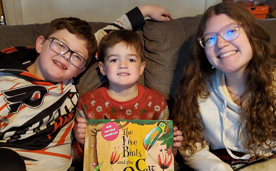 The Five Birds and the Cat Queen adds fun to family story time with siblings and parents